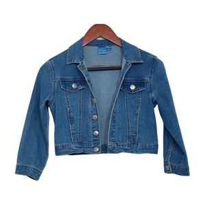 Disney Encanto Girls Floral Butterfly Denim Jean jacket Size Size 6/6X